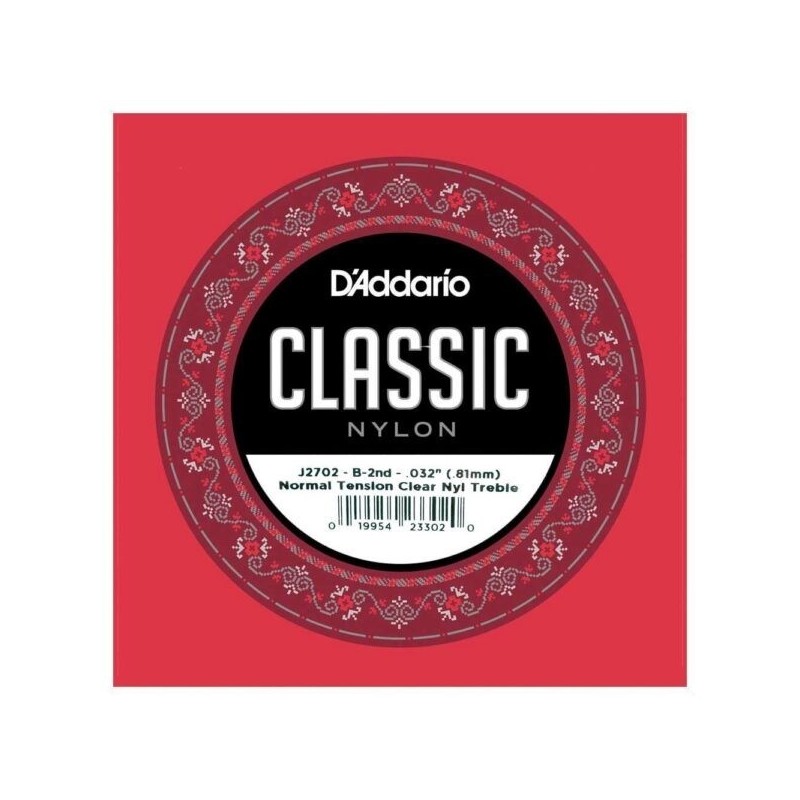 2ª Daddario J2702 Classic Nylon Tension Normal