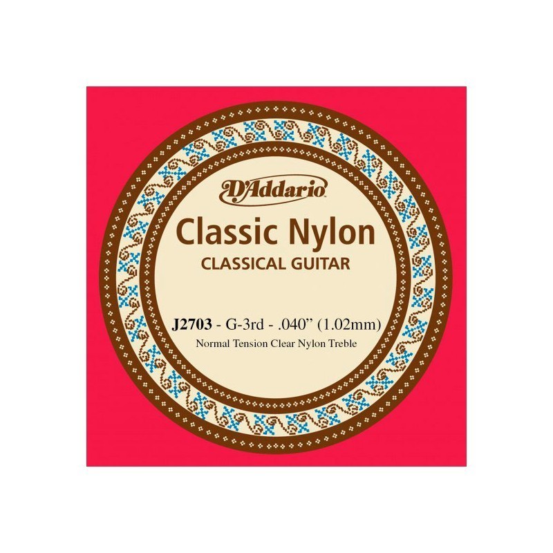 3ª Daddario J2703 Classic Nylon Tension Normal