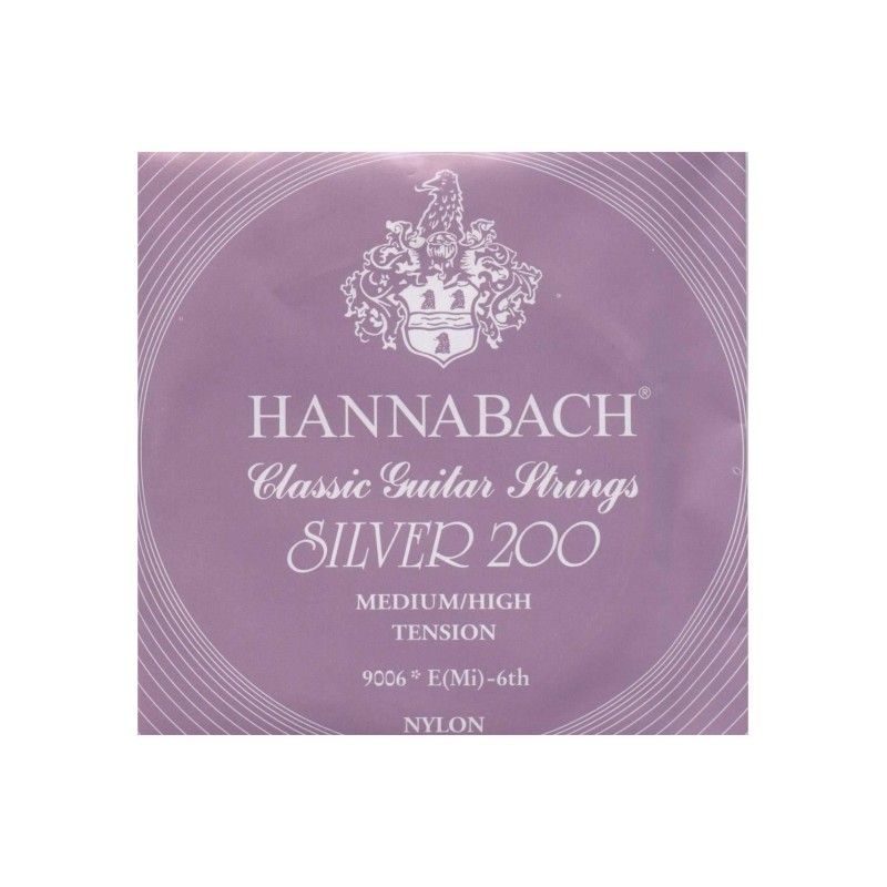 6ª Hannabach 9006MHT Silver 200 Tension Media Alta