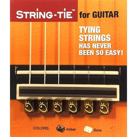 String-Tie guitarra flamenca / clasica (marrón)