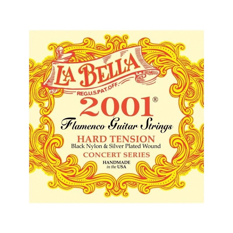 La Bella B2001FH nylon black tension fuerte