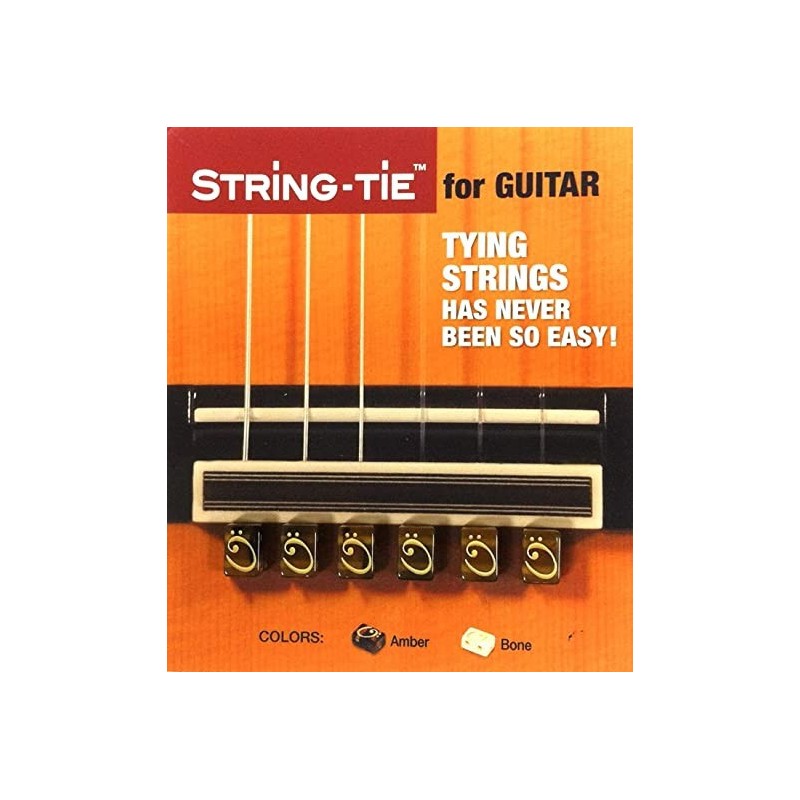 String-Tie guitarra flamenca / clasica (marrón) String-Tie guitarra flamenca / clasica (marrón)