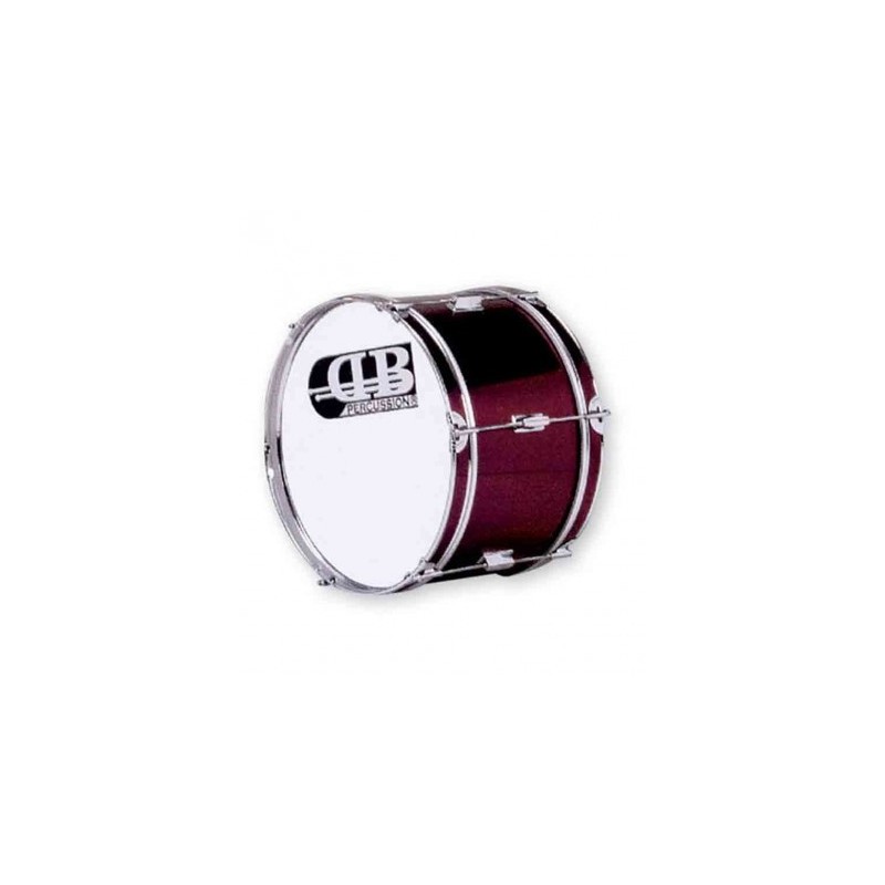 Db Db0048 18"x10" Bombo Banda rojo vino