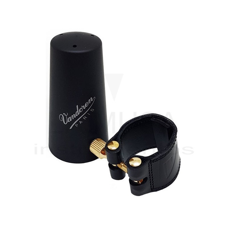 Piel de Ubrique Abrazadera artesanal Clarinete Mib/Sax Soprano
