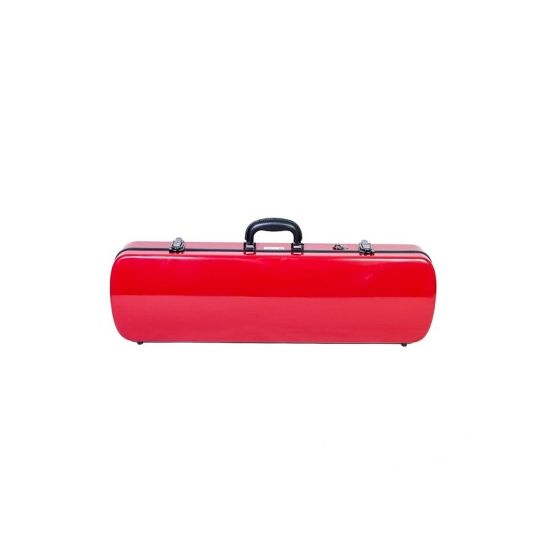 ESTUCHE VIOLIN 4\4 RECTANGULAR ROJO RAPSODY 16F