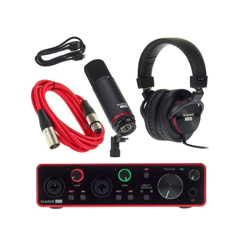 SCARLETT 2I2 STUDIO 3RD GEN FOCUSRITE