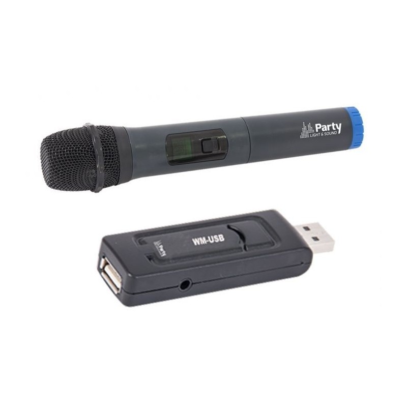 MICROFONO UHF VIA USB PARTY WM-USB