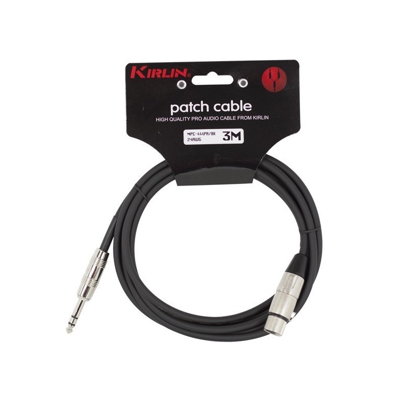 CABLE STANDART MICRO MPC-444 PR-6M JACK-XLR F24AW