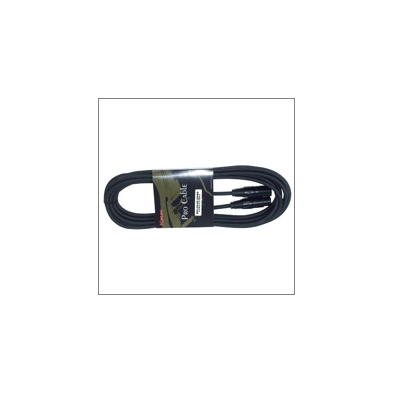 CABLE MICRO XLR M - XLR F MPC-230-3M\BK  20AWG