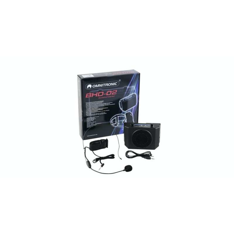 OMNITRONIC BHD-02 AMPLIFICADOR MICROFONO DIADEMA