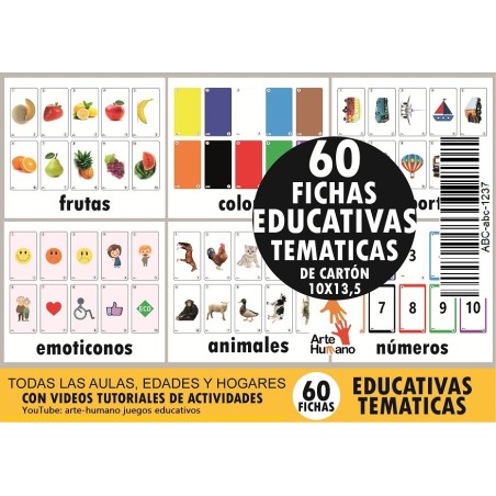 60 FICHAS EDUCATIVAS TEMATICAS ARTE HUMANO
