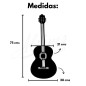 Rocio C6BK negra 1/4