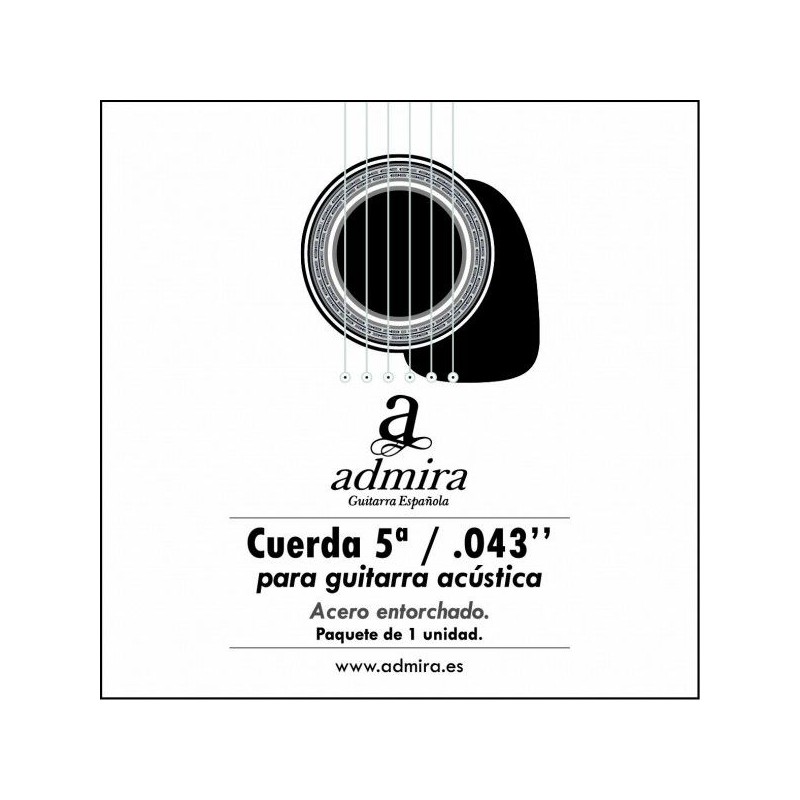 5ª Admira CA505AC cuerda guitarra acustica 043
