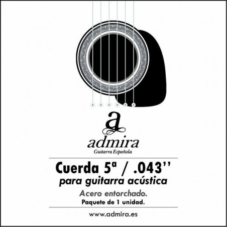 5ª Admira CA505AC cuerda guitarra acustica 043