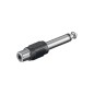 EK Audio A084 adaptador rca hembra - jack mono 1/4