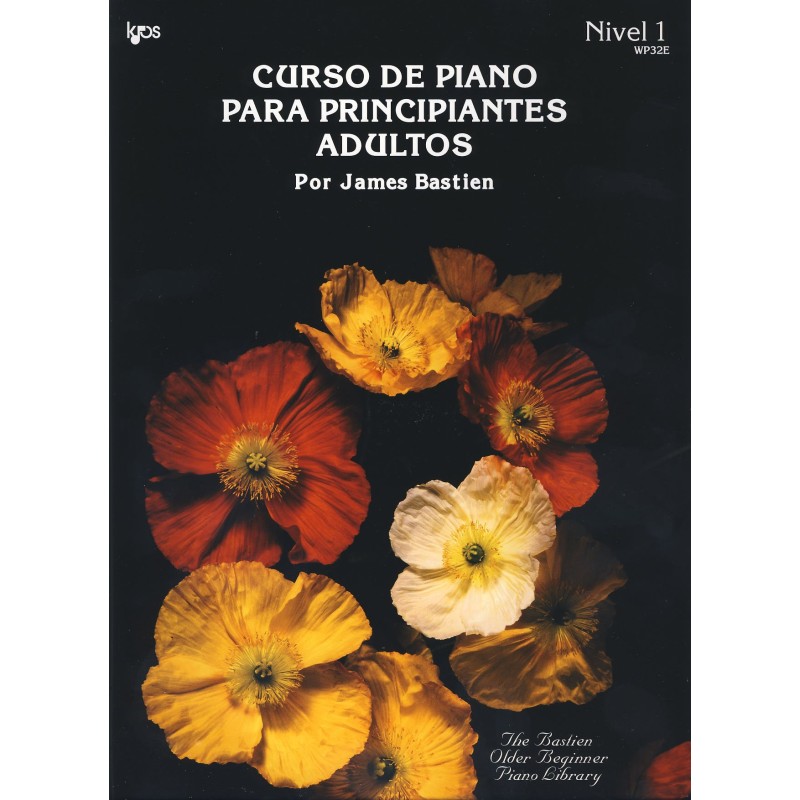 Bastien WP32E Curso de Piano para Principiantes Adultos Nivel 1