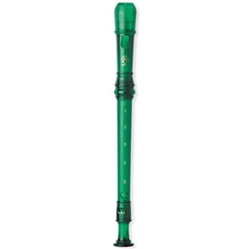 Angel ASRB-251GR Flauta Dulce Soprano Digitacion Barroca Verde