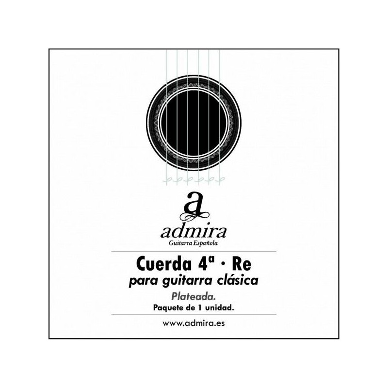 4ª Admira CA504CL cuerda guitarra tension media