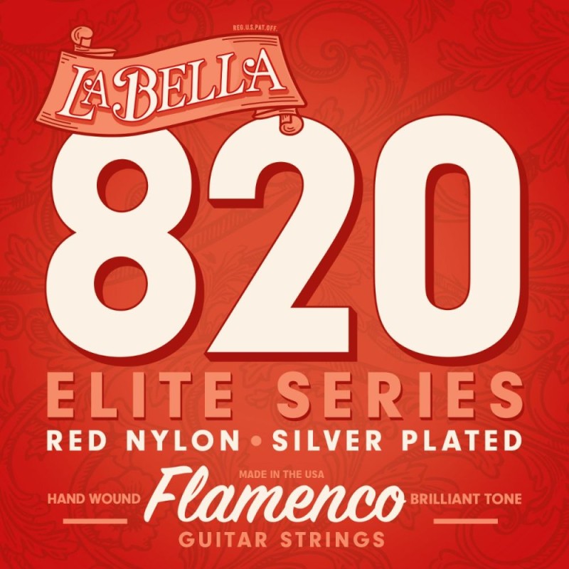 La Bella B8200 820 nylon red tension normal