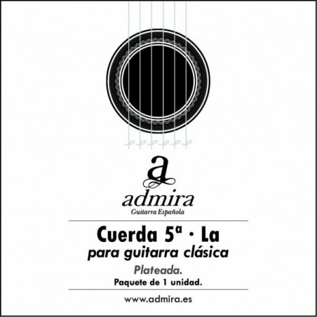 5ª Admira CA505CL cuerda guitarra tension media