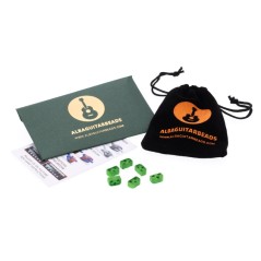 Alba Guitars Beads String Tie verde