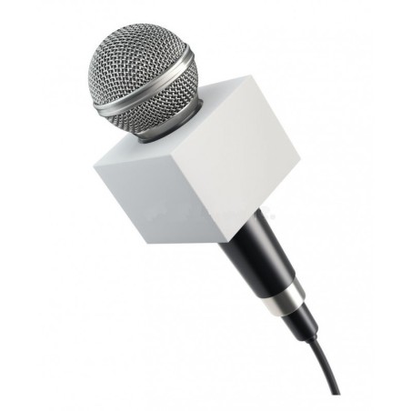 Fonestar MT-4B Blanco Soporte para publicidad micrófono