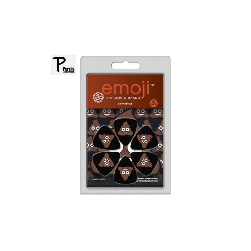 Perris LP-EMO4 Pack 6 Puas Emoji Poop
