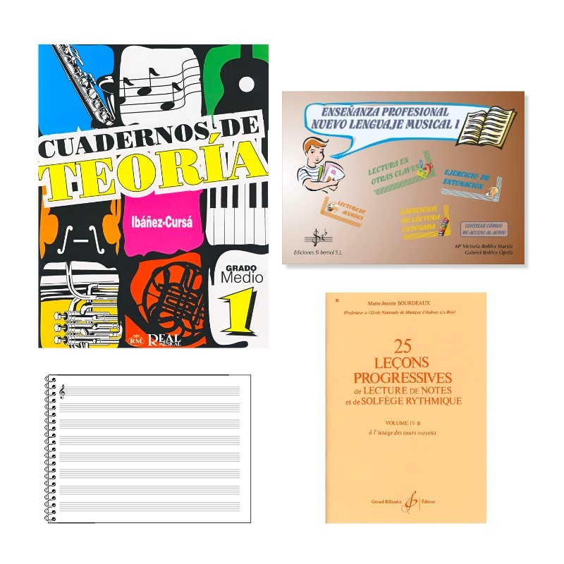 Pack Curso 1º de Profesional (Conservatorio de Jerez)