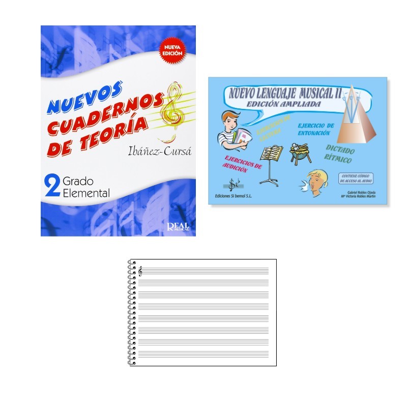 Pack Curso 2º de Básica (Conservatorio de Jerez)