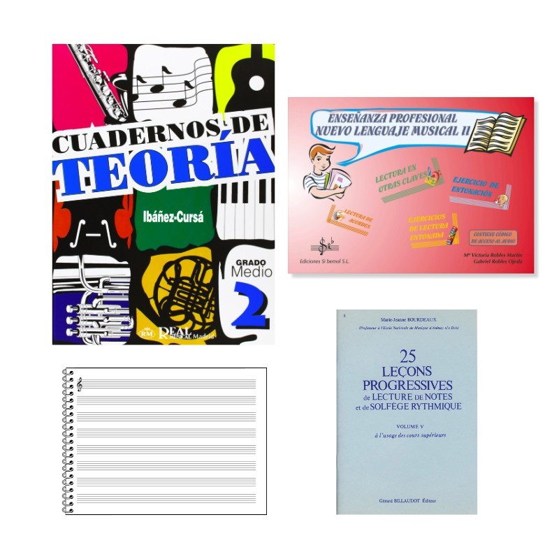 Pack Curso 2º de Profesional (Conservatorio de Jerez)