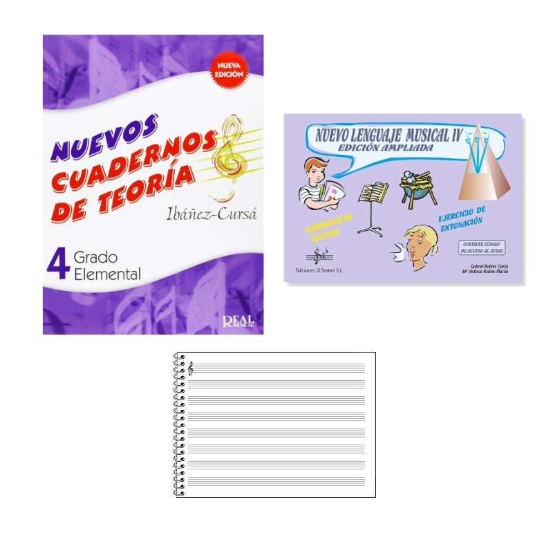 Pack Curso 4º de Básica (Conservatorio de Jerez)