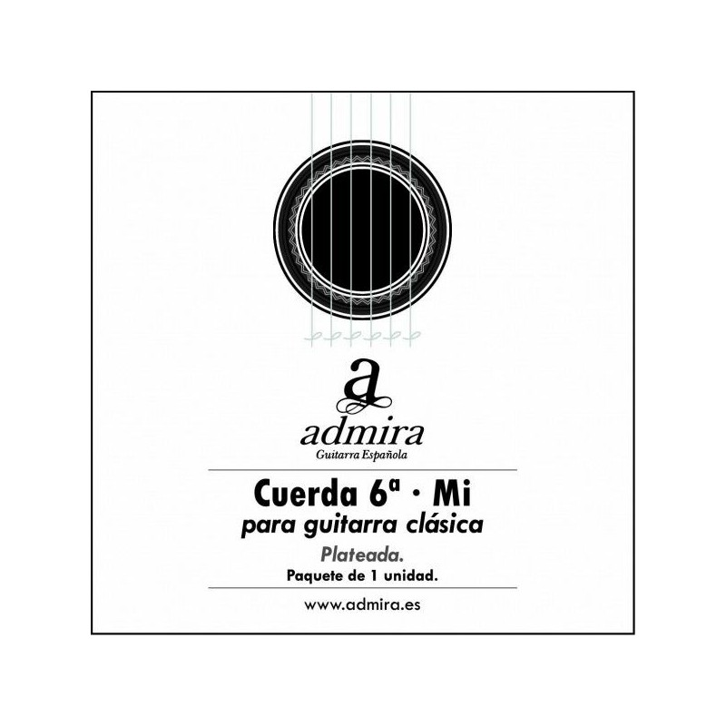 6ª Admira CA506CL cuerda guitarra tension media