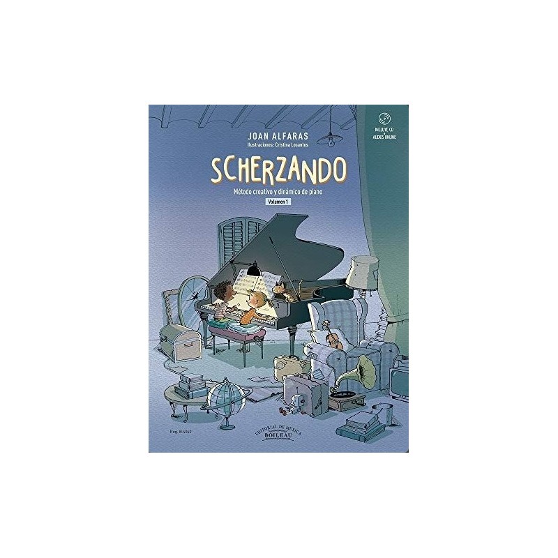 Scherzando, método creativo y dinámico de piano, vol. 1