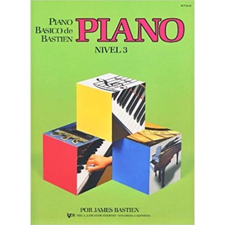Bastien WP203E Piano Basico Nivel 3