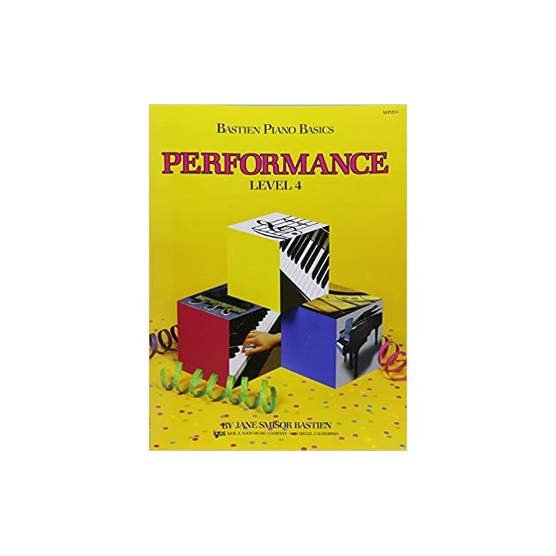 Bastien WP214 Piano Basics Performance Level 4