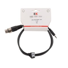 Ek MJSX mini jack stereo - xlr hembra 1 m