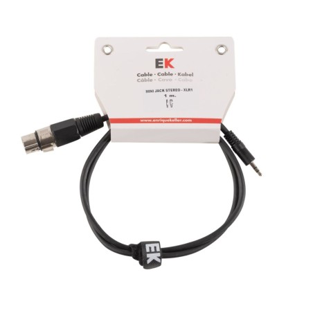 Ek MJSX mini jack stereo - xlr hembra 1 m