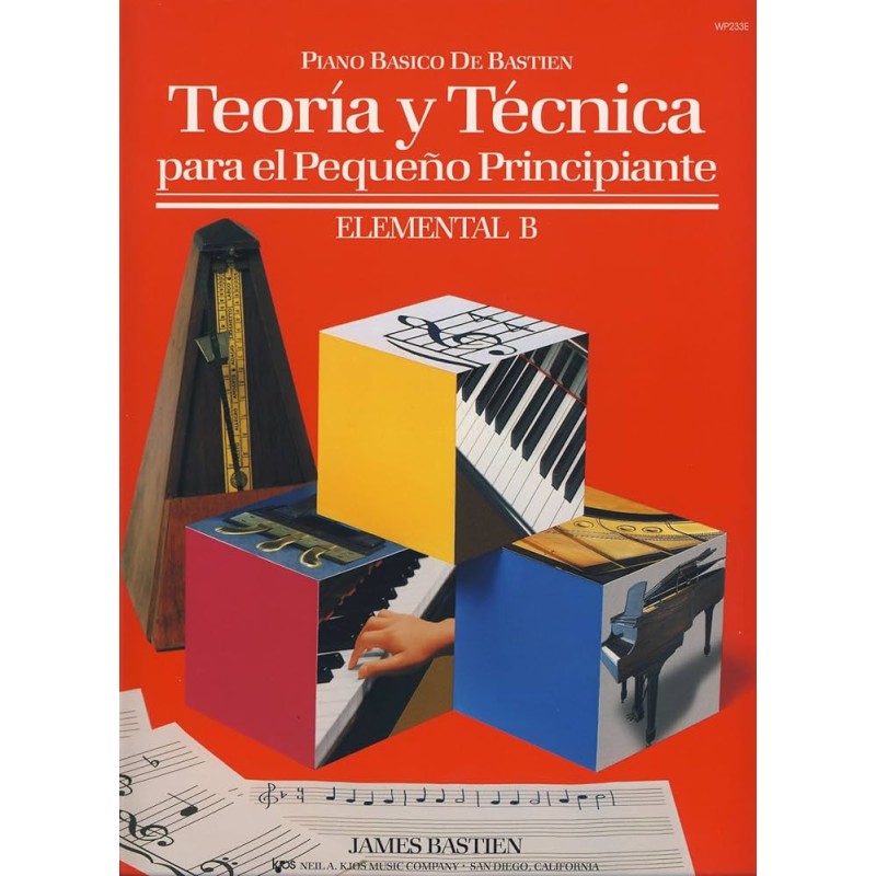 Bastien WP233E Teoría Y Técnica Pequeño Principiante Elemental B