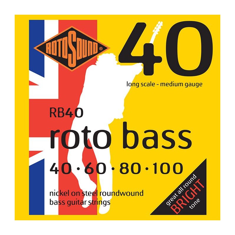 Rotosound RB40 juego cuerdas bajo 40 100