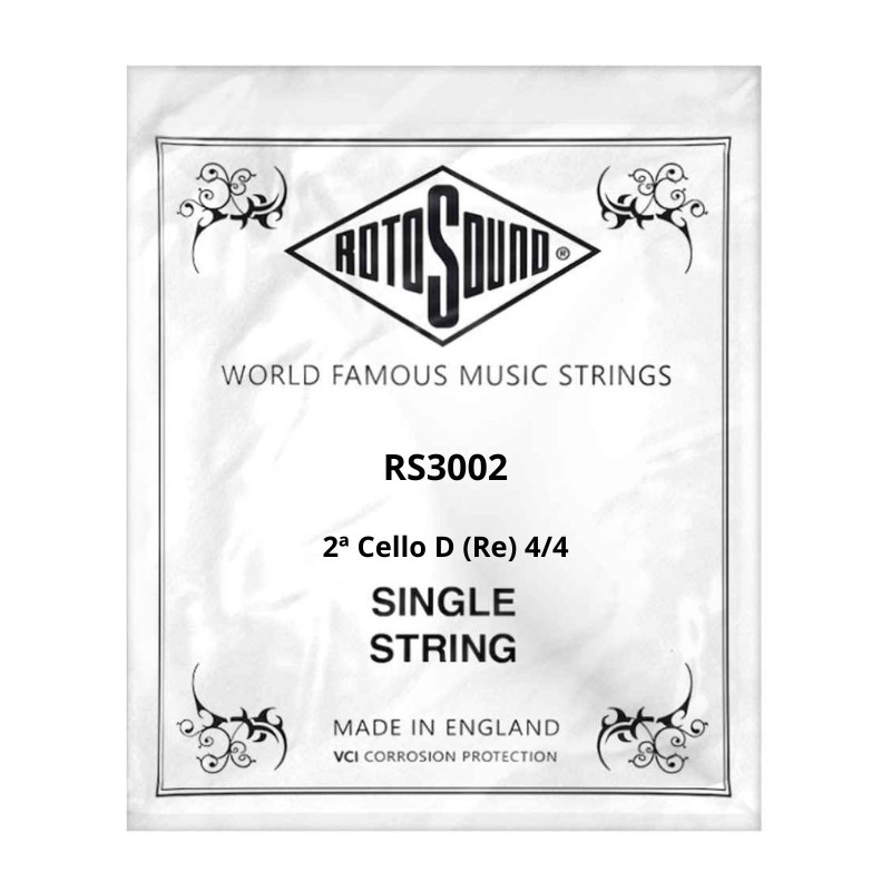 2ª Rotosound RS3002 cuerda guitarra d (re) 4/4
