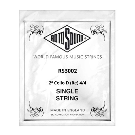 2ª Rotosound RS3002 cuerda guitarra d (re) 4/4
