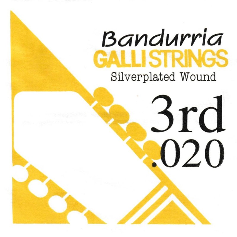 3ª Bandurria Galli Strings (2 unidades)
