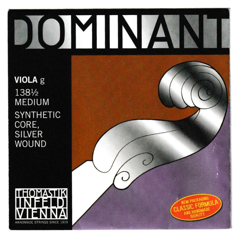3ª Thomastik Dominant 138 1/2 G (Sol) 12" - 13" Viola