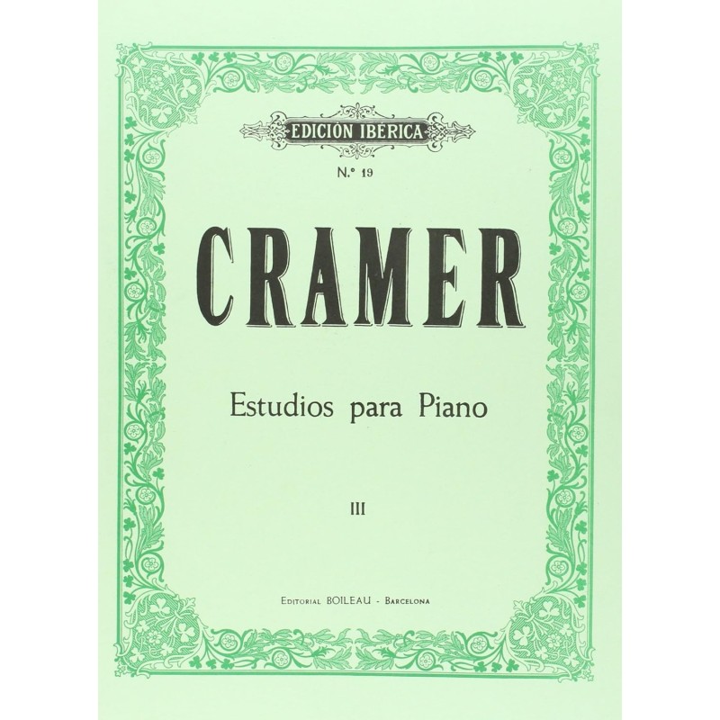 Cramer. Estudios para Piano III