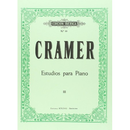Cramer. Estudios para Piano III
