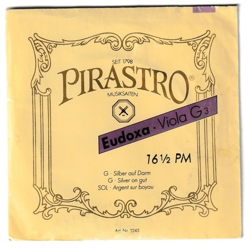 3ª Pirastro Eudoxa 2243 16 1/2PM G (Sol) 15" - 16"
