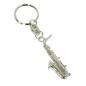 Llavero Saxofon Plateado