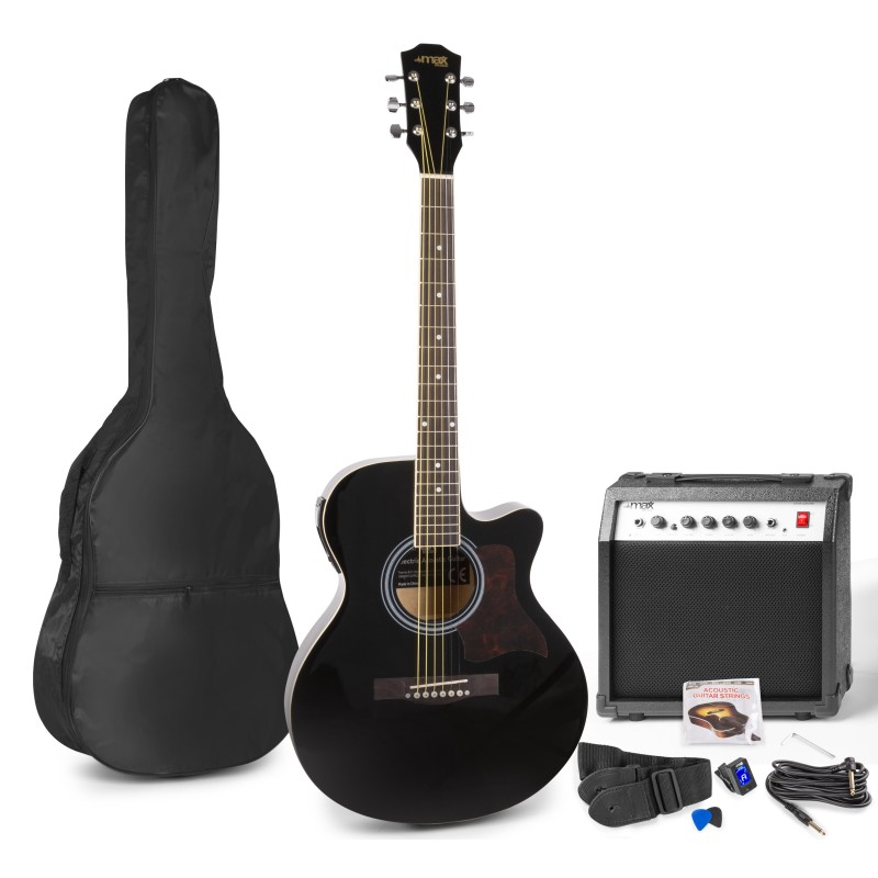 Showkit Pack Acustica Amplificada Negro