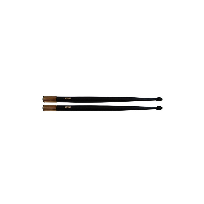 Samba 801 Baquetas tambor/caja contrapeso negras