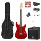 Max Gigkit Pack Guitarra Electrica Rojo Max Gigkit Pack Guitarra Electrica Rojo